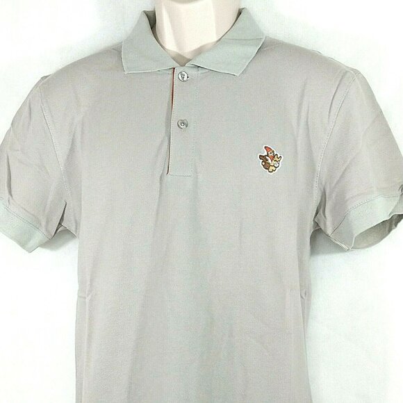 Dota 2 Dolfrat Roshinante Polo Shirt Men Size S Gray Short Slv Lockless Lockbox - Picture 4 of 8